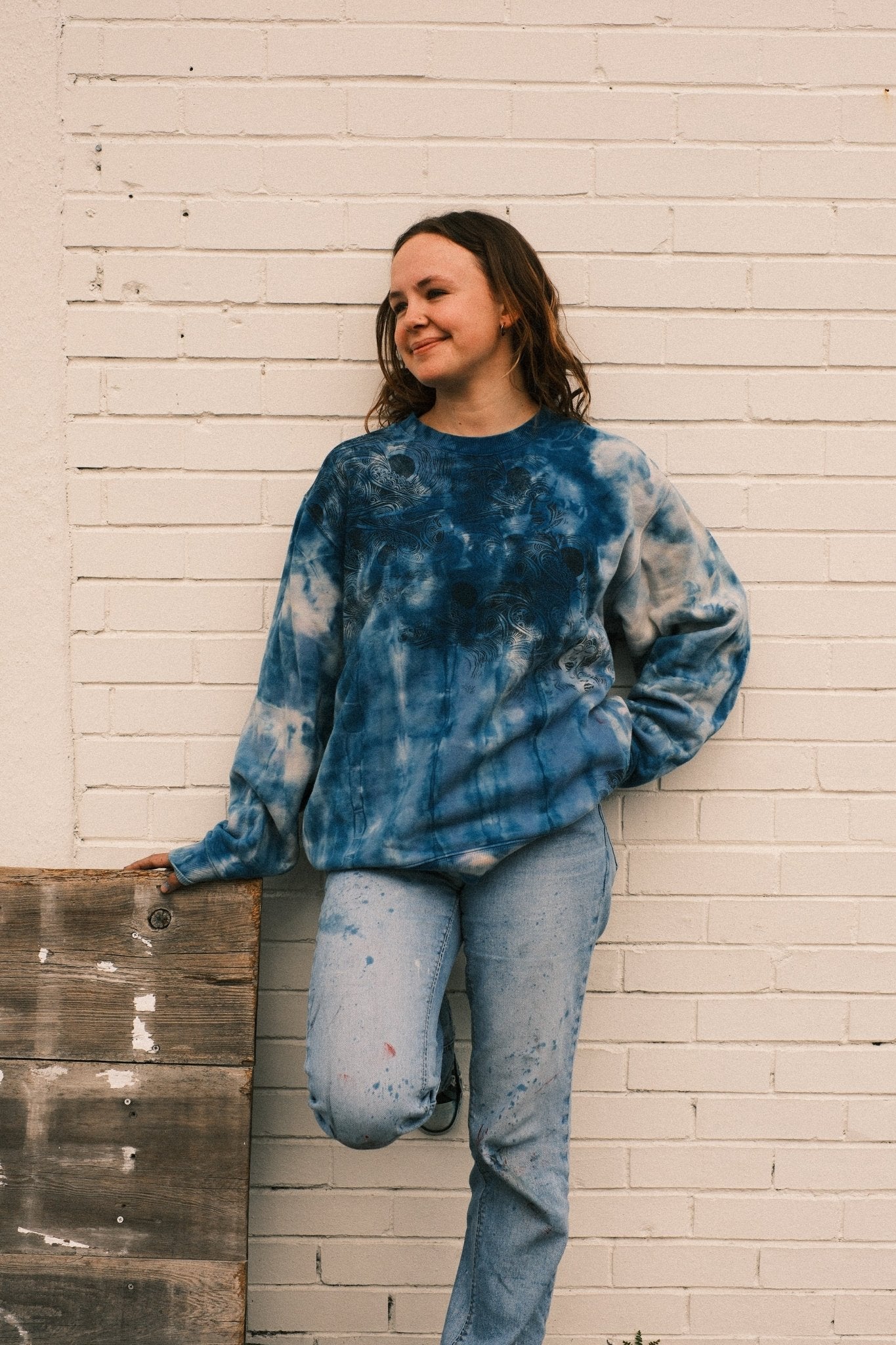 Cloudy Crew Neck