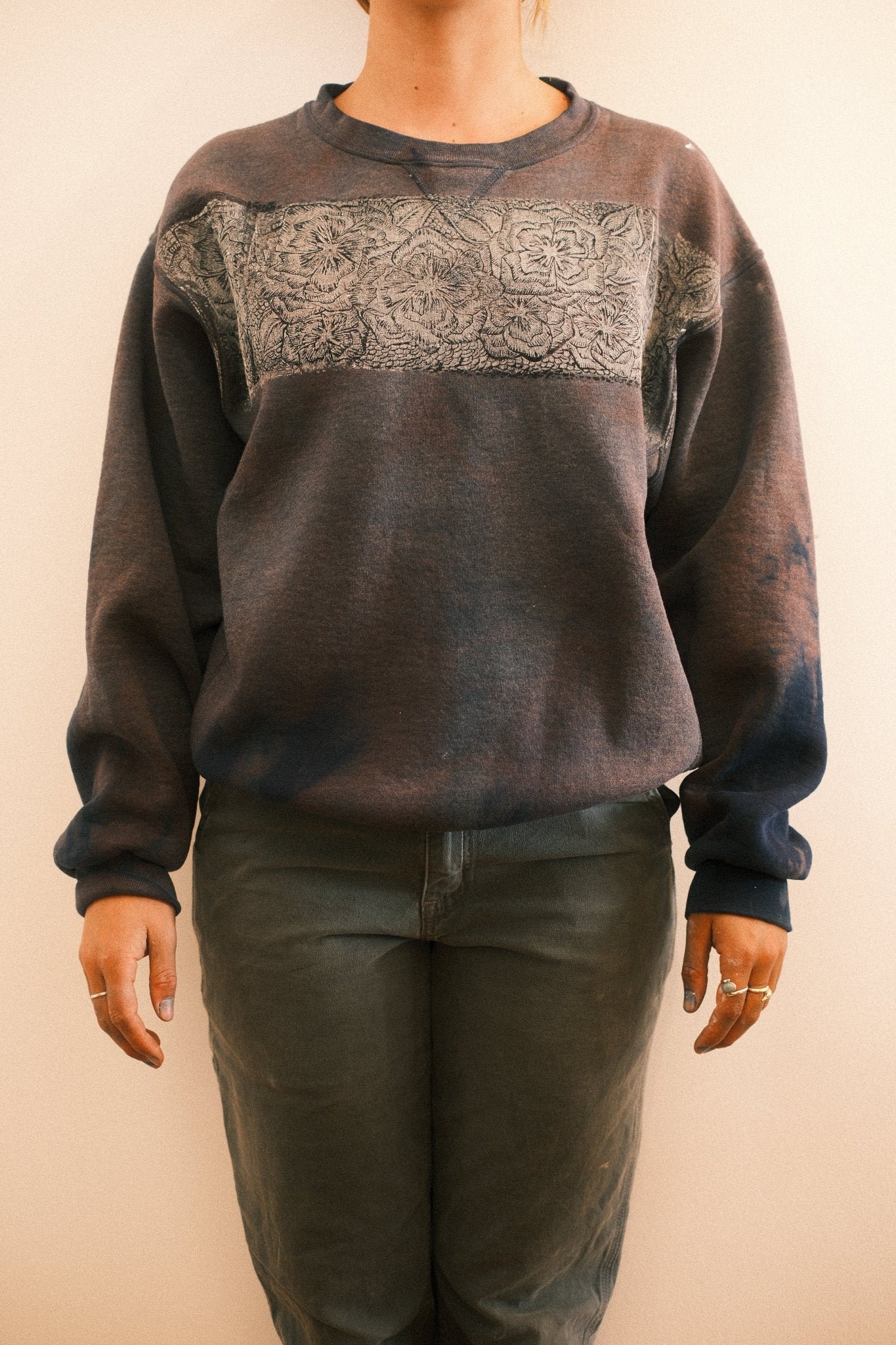 Flower Crew Neck