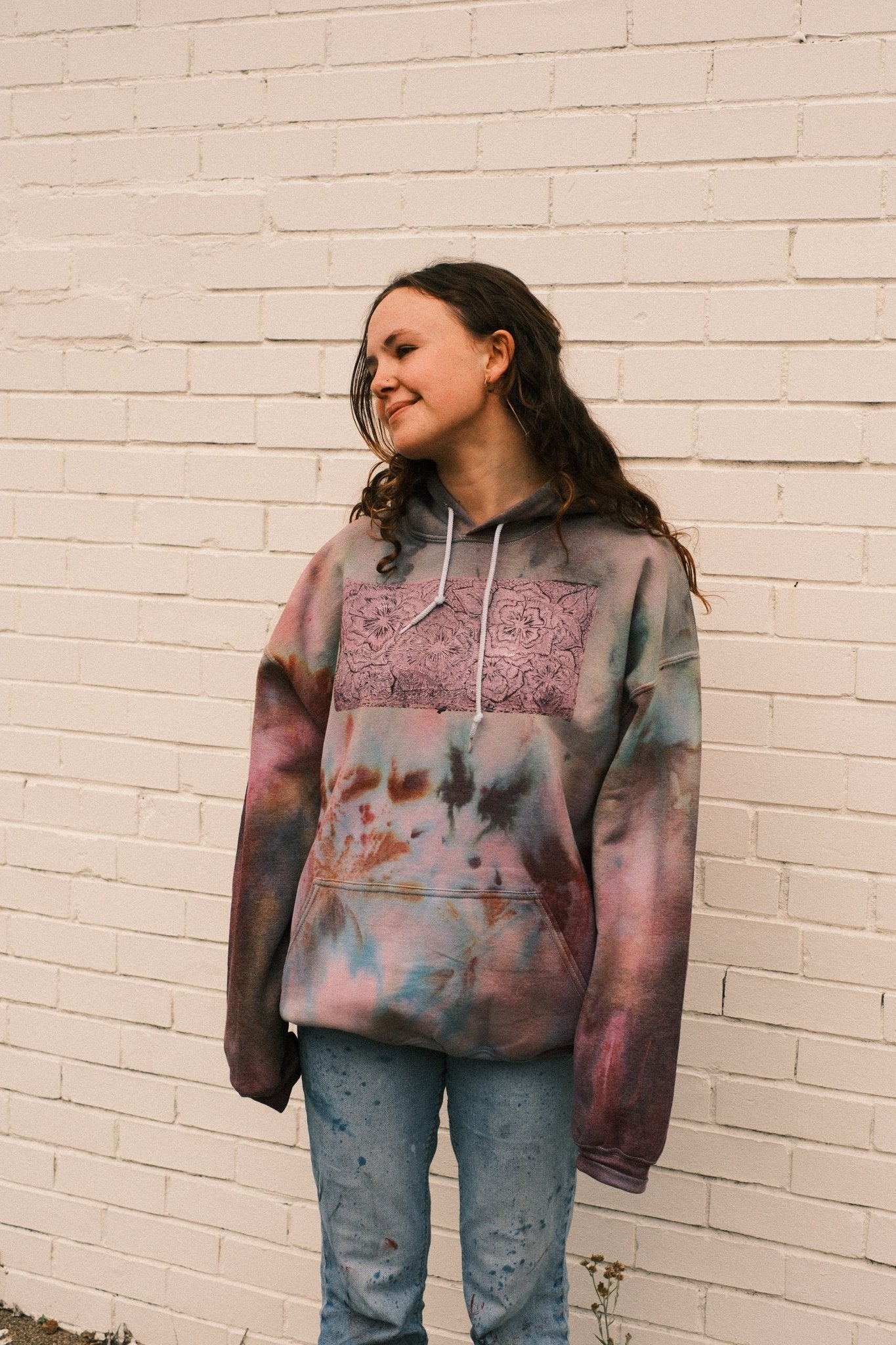 Flower hoodie